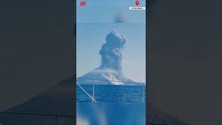 Watch the EXACT moment the Stromboli Volcano erupts [upl. by Yeaton463]