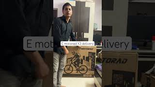 Electric bike aagai ghar x3 e motorad flipkart ebikes emotorad x3 subscribe cycleride ytshots [upl. by Dabbs120]