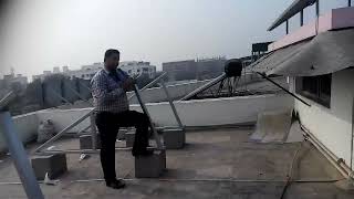 150 Kw Solar system At Fatima Hospital Lucknow 712017 [upl. by Nilhsa]