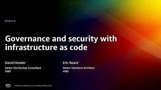 AWS reInvent 2022  Governance and security with infrastructure as code DOP314 [upl. by Llehsim]