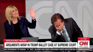 Unbelievable Live Moment CNN Interrupts Trumps SCOTUS Speech  Anchors Cant Stop Laughing [upl. by Dippold137]