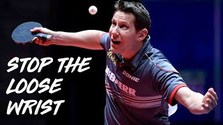 Short backspin Serve with Robert Gardos  Table Tennis Tutorial [upl. by Anaujahs]