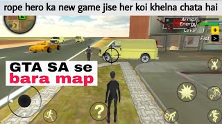 rope hero game download  rope hero game ki video  rope hero game 2  irfan ali gamer [upl. by Anirhtak]