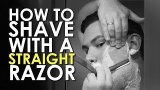 How to Shave with a Straight Razor  AoM Instructional [upl. by Boff433]