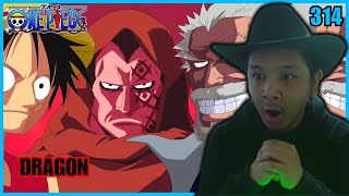 🐉 MEET LUFFYS DAD  MONKEY D DRAGON 🐉  One Piece  Episode 314  Reaction [upl. by Datnow]