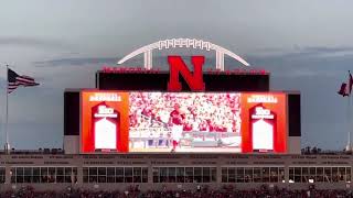 2024 Nebraska Husker Baseball Big Ten Champions 91424 Nebraska Husker Football vs UNI [upl. by Daisie850]