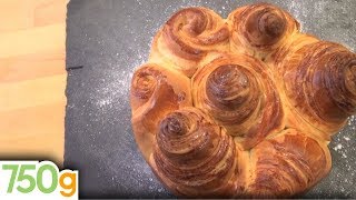 Recette de Brioche bouldoulk ou Brioche cheminée  750g [upl. by Brook]