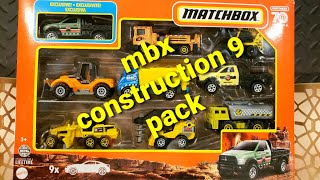 MATCHBOX CONSTRUCTION 🚧 9 PACK UNBOXING 📦 💛🔥🐈🔥💛 [upl. by Prentice896]