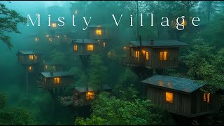 Misty Village  Deeply Beautiful Ethereal Music With Rain  Ambient Meditation Soundscape [upl. by Raymonds906]