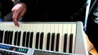 FORMANTA MINI  Soviet synth keytar  how it sounds [upl. by Nemrak]