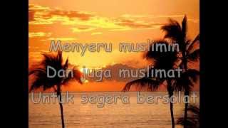 Fitri HarisSuara Azan Lirik [upl. by Cralg956]