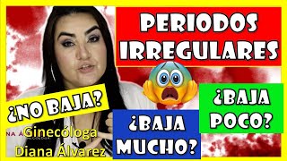 IRREGULARIDADES en el PERIODO MENSTRUAL ¿POR QUE ¿TRATAMIENTO por GINECOLOGA DIANA ALVAREZ [upl. by Alansen]