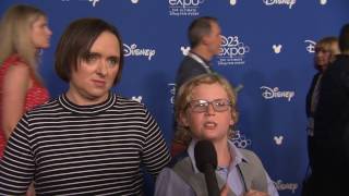 The Incredibles 2 Huck Milner amp Sarah Vowell D23 Interview  ScreenSlam [upl. by Terrab]