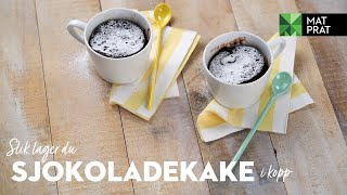 Sjokoladekake i kopp  MatPrat [upl. by Fesoy]