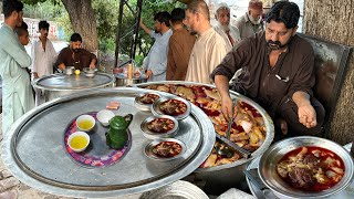 Roadside Siri Paye Breakfast  Ahmad Siri Paye Recipe  200 Kg Siri Paye Recipe  Heads amp Legs Fry [upl. by Aniale916]