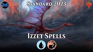 🔵🔴 Izzet Spells Manaform Hellkite Against the Ladder  Standard 2023 MTG Arena Bo1 [upl. by Sinylg814]