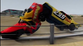 BeamNG Banger Racing Crashes 25 [upl. by Yelir]