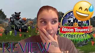 A Disappointing Year for Alton Towers Scarefest  Scarefest Review 2024 🎢🎃 [upl. by Zeitler]