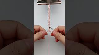 Simple braided bracelet tutorial Braiding tutorial Handmade DIY bracelet braiding tutorial Simpl [upl. by Sparhawk]