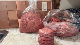 Packing Beef Lean Meat [upl. by Ardnait]