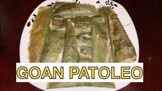 How to make Goan Patoleo Recipe  Easy Sweet Rice Dumplings in Turmeric leaves [upl. by Eigroeg196]