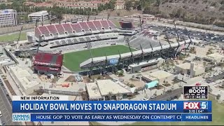 Holiday Bowl moving to Snapdragon Stadium after two years at Petco Park [upl. by Llennod]