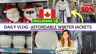 Get Cheap Price Winter Jackets amp Boots In Canada Shopping Daily Canada Vlog Dollarama Haul [upl. by Haeel686]