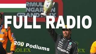 Lewis Hamilton FULL RADIO Hungarian GP 2024 [upl. by Haimerej]