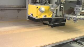 cutting laminate core on cnc [upl. by Procora532]