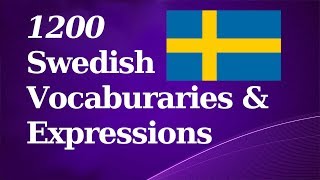 1200 Basic Swedish Vocab amp Expressions [upl. by Naus267]