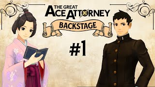 Settling In  The Great Ace Attorney Backstage 1 objectionlol [upl. by Kari]