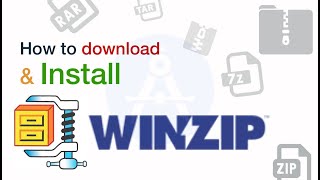 How to install WinZip in Windows [upl. by Esined]