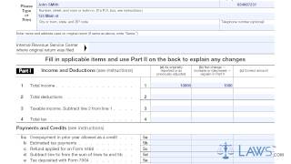 Form 1120X Amended Corporation Income Tax Return [upl. by Pet]