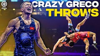 5 Minutes of Crazy GrecoRoman Wrestling Throws [upl. by Htebasile348]