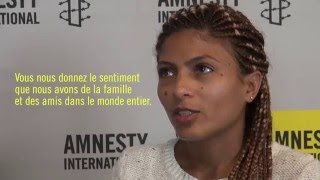 Interview dEnsaf Haidar épouse de Raif Badawi [upl. by Tabber154]