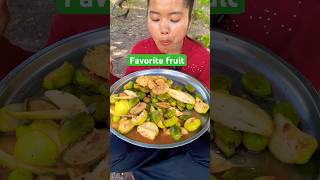 My favourite mix sour fruit siscookingtv fruit mukbang [upl. by Annai]