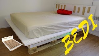 How to build a DIY pallet bed in just 30 minutes [upl. by Chevalier908]