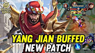 Honor Of Kings Yang Jian Buffed New Patch [upl. by Aseral660]