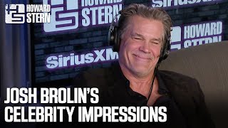 Josh Brolin Demonstrates His Tommy Lee Jones and Marlon Brando Impressions [upl. by Kelila328]