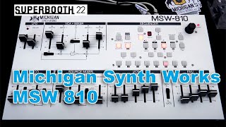 Michigan Synth Works MSW810 DEMO at Superbooth 2022 [upl. by Kreegar]