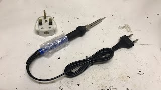 How to wire a UK 13A Plug from EU Plug [upl. by Jabin]