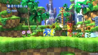 Sonic Generations PS3  Part 1  Introduction  Green Hill Zone  Act 01  Act 02 [upl. by Landri]