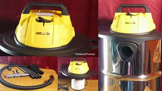 IBELL 2012WBPLUS Vacuum Cleaner 20L  Wet and Dry Blowing amp Suction Dual Quick Stainless Steel Drum [upl. by Krigsman]