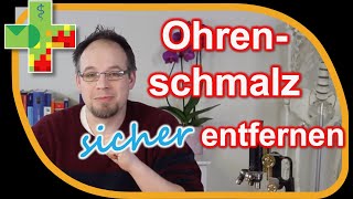 Ohrenschmalz sicher und schonend entfernen [upl. by Acey]