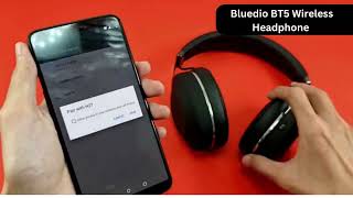 Bluedio BT5 wireless headphone and wired stereo [upl. by Merete]