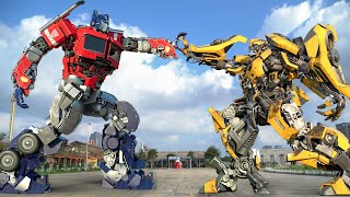 Transformers One 2024  Optimus Prime vs Bumblebee Epic Battle  Paramount Pictures HD 4 [upl. by Arodoet994]