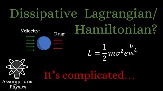 No dissipative Lagrangians or Hamiltonians [upl. by O'Kelly]