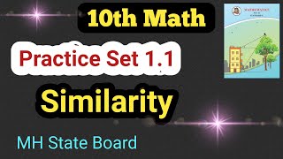 Class 10th Math Geometry Practice Set 11  Class 10 Similarity Practice Set 11 [upl. by Aznecniv]