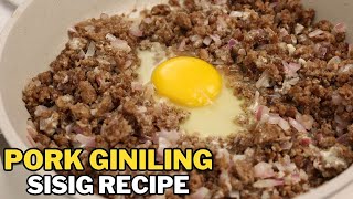 Pork Giniling Sisig Recipe  Easy and Simple Filipino Recipes [upl. by Estella376]