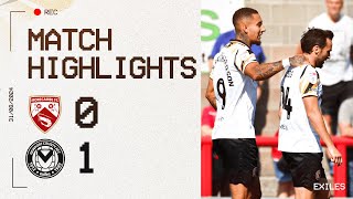 HIGHLIGHTS  Morecambe 01 Newport County [upl. by Acinet]